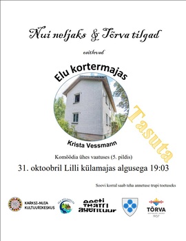 Teatrietendus Elu kortermajas Lilli külamajas